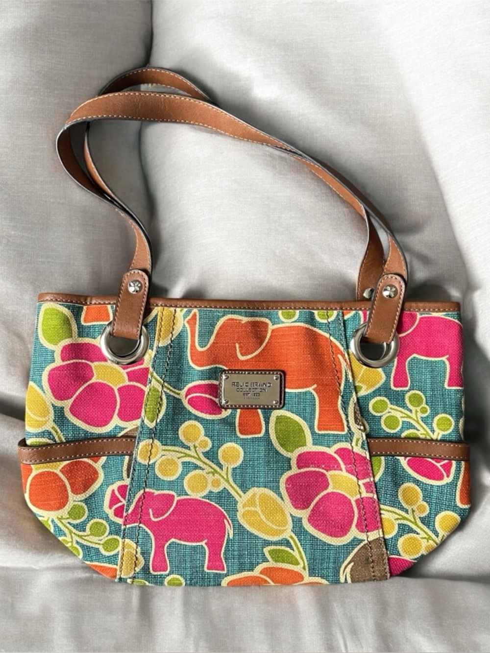 Relic Floral Elephant Shoulder Bag